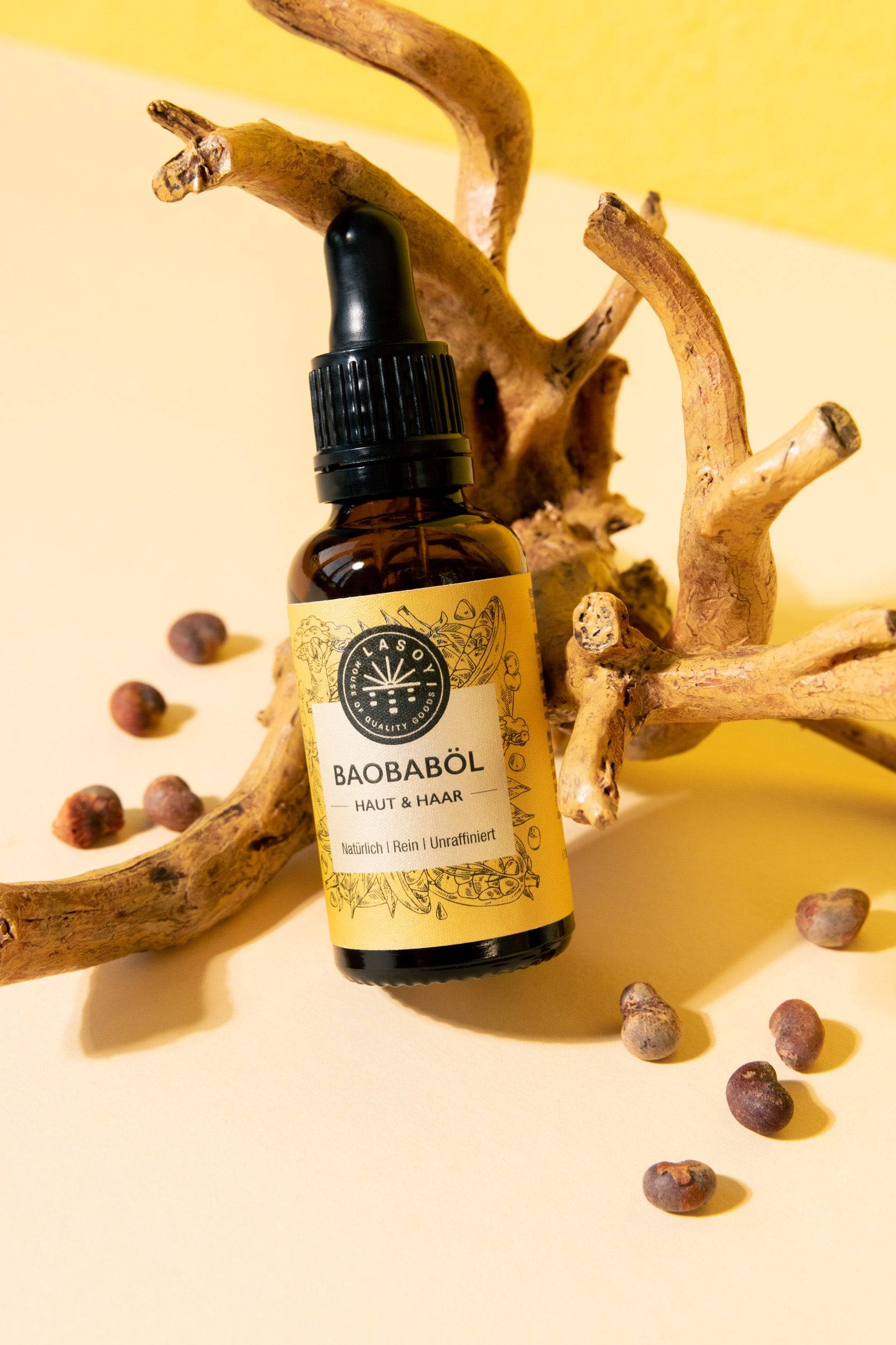 Set "Mini" Sheabutter (30 ml) + 1 x Baobaböl (30 ml) - Image 3