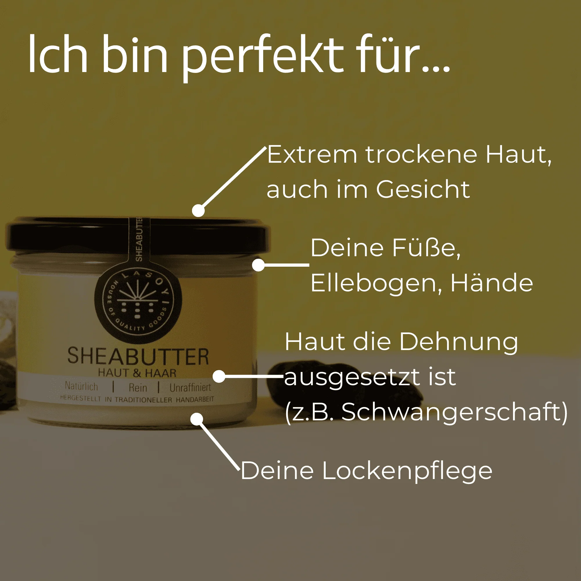 180 ml Sheabutter Unraffiniert und traditionell handgeknetet im Glas | LASOYI - Image 3