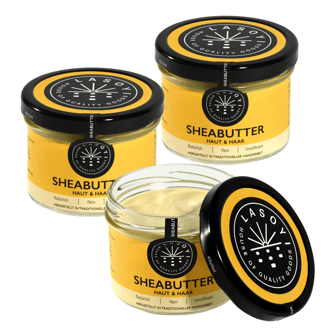 180 ml Sheabutter Unraffiniert und traditionell handgeknetet im Glas | LASOYI - Image 8
