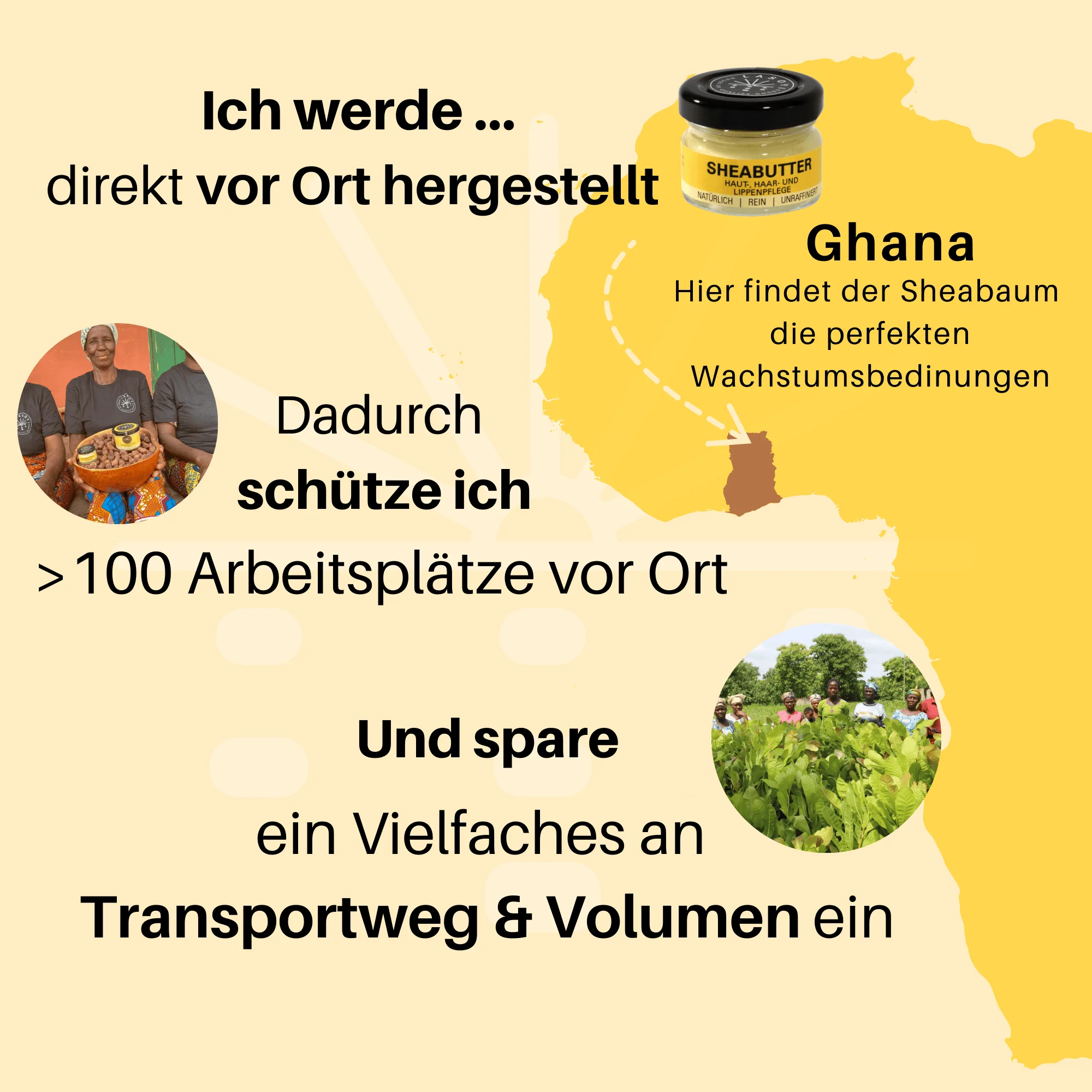 30 ml unraffinierte Sheabutter 100% Rein & Unraffiniert Traditionell hergestellt im Glastiegel | LASOYI - Image 7