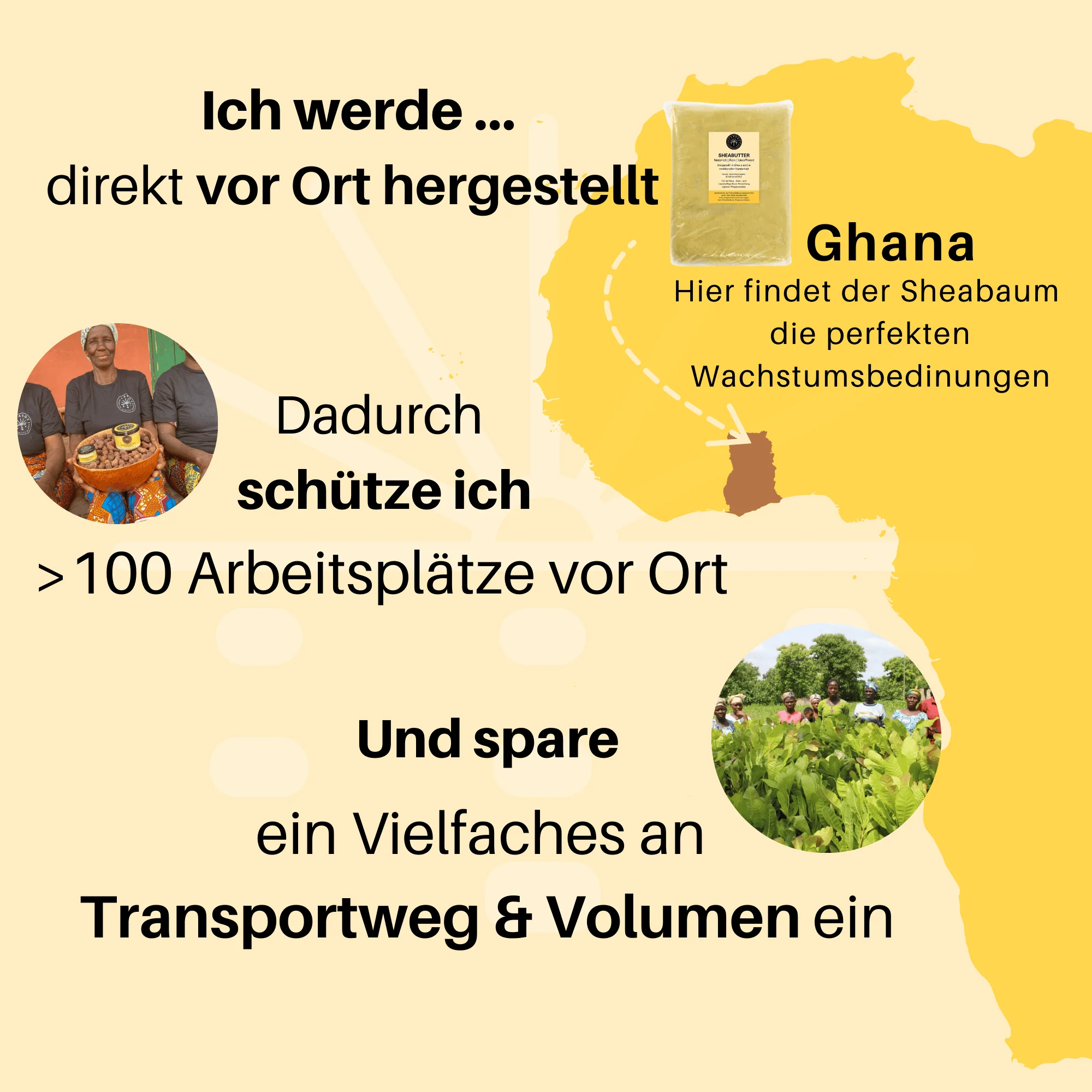 5 Kg unraffinierte Sheabutter, aus Wildsammlung, luftdicht eingeschweißt | LASOYI - Image 6